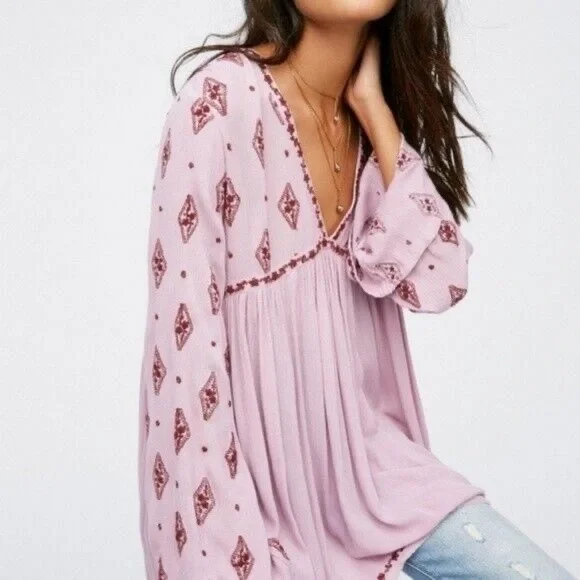 Free People Diamond Embroidered Tunic - Picture 5 of 15